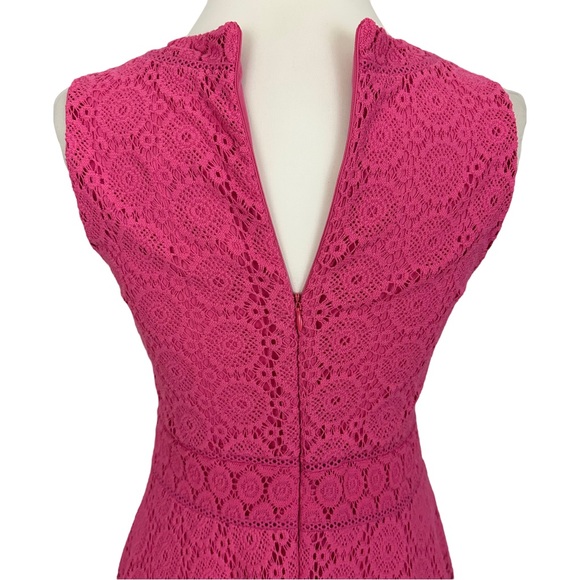 CHARTER CLUB | Pink Lace Sleeveless Fit & Flare A-Line Dress NWT - Picture 9 of 16